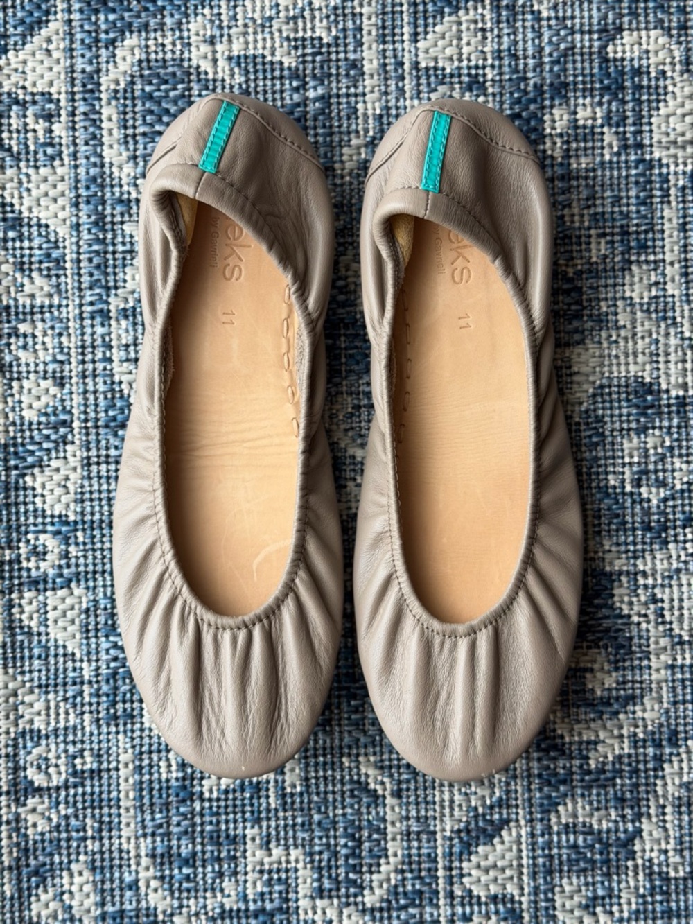 Tieks | Gavrieli | Ballet Flats | Taupe Leather | 11